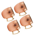 Miniatyrbillede 2 af 2: 4 stk. Hammeret Drikkemugge Rustfrit Stål 530ml Cocktail Kopper Til Hjem Køkken Klub Pub Restaurant4stk 4pcs