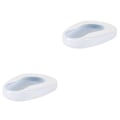 Miniatyrbillede 2 af 2: 2 stk. Bærbar Glat Urinpotte Sengpotte Sæde Urinpotte Til Sengeliggende Patient Mænd Kvinder Pleje 2stk 36x28cm 2pcs 36x28cm