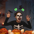 Miniatyrbilde 3 av 5: 5 stk Glow in Dark Halloween Hodebånd Hodeplagg Glow in Dark Hårbånd for Halloween Hodeplagg Fint Klesfest Tilbehør