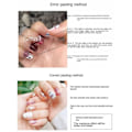 Miniatyrbild 3 av 5: Gel Nagelstickers Nagellappar UNE001 UNE001 UNE001 UNE001_RY