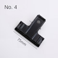 Miniatyrbillede 2 af 5: Sorte Store Tykke Bull Clips, 10 stk 7,5 cm Lange Metal Binder Papirklips Klemmer til Kontor Køkken, Tegnebræt, Kunsthåndværk (75 mm)