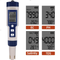 Pikkukuva 3 / 5: 5-in-1 Digitaalinen pH-mittari ATC:llä, ±0.1 pH Tarkkuus Vedenlaadun Testaaja, 0-14.0 pH Mittausalue Hydroponialle, Kotitaloudelle