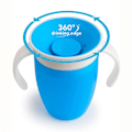 Miniatyrbilde 5 av 5: 360 Trenings- og Småbarns Sippy Cup Sett, Lekkasjesikkert, 2-pakning, Blå/Grønn Lekkasjesikkert og kvelningssikkert kopp, læringskopp