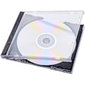 Pikkukuva 3 / 3: 25 kpl Standard Single Clear CD-koteloa Mustalla Kootulla Lokerolla