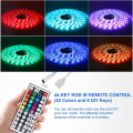 Miniatyrbilde 2 av 5: LED-lysstripe, 10m LED-stripe 300 Oppgraderte Flerfargede 5050 RGB LEDer, LED-lysstripe Dekorasjon For Hjem Soverom Kjøkken Bryllup Fest, Klippbar