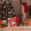 Miniatyrbilde 4 av 4: 3D Pop Up Julekort God Jul Kort 3D Brettbart Julekort Julekort Med Konvolutter 3D Kort Håndlaget Gavekort Pipe
