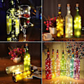 Miniatyrbild 4 av 5: RYI_12 x 20 LED Flaskljus Kork med Batteri, Bröllopsdekoration, 2M Flask-Ljus(FMY)-5-