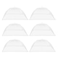 Miniatyrbillede 2 af 3: 6 stk. Mesh Mad Dækker Udendørs Camping Mad Net Mad Telte Net Madtelt Madplade Dækker Picnic F 6pcs 43X20cm