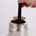 Miniatyrbillede 5 af 5: 2 I 1 Espresso Stativ Kaffeske Kaffe & Te Tilbehør 10g Måletampeske Kaffetamper Sort