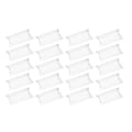 Miniatyrbillede 2 af 3: 20 stk. Pudeformet Slikæsker Transparent Plastik Slikæsker Bryllup Slik Indpakningsæsker Transparent Transparent 14X7X2.5CM