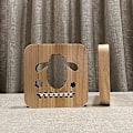 Miniatyrbillede 2 af 5: Kreativ 3D Delfin Trælampe, LED Bordlampe USB Strøm Tegneserie Natlampe Skrivebordslampe Hjem Soveværelse Dekoration Lampe, Gave Til Børn Voksne Piger Drenge BSheep Sheep