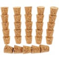Miniatyrbillede 3 af 3: 30 stk. Flaskekork Propper Flaskekorker Udskiftning Træ Kork Propper Kegleformet Kork Lys Brun 2X Light Brown 2X1.5X2CM
