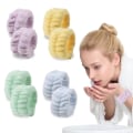 Miniatyrbillede 1 af 5: 8 stk. Spa Håndledsvaskebånd Mikrofiber Håndledsvaskehåndklæde Bånd Håndledsband til Ansigtsvask Absorberende Håndledsband Håndleds Svedbånd til Kvinder Piger