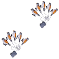 Miniatyrbilde 3 av 3: 3 stk Livaktige Fugleformede LED-lamper Utendørs Vanntette Landskapslysstreng 2 stk 200X8X5.2CM 2 pcs 200X8X5.2CM