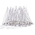 Miniatyrbilde 1 av 4: U-Formet Diamant Hårklipp, Formet Diamant Hårspenne, Bryllup Hårspenne, Brud Perle Blomst Krystall For Bryllupstilbehør, 30 Enheter