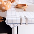 Miniatyrbillede 3 af 5: Borddugsclips i rustfrit stål, 12 stk. Borddugsclips, Justerbare udendørs borddugsclips, Haveborddugsclips til køkken, kontor, restauranter