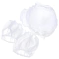 Miniatyrbillede 3 af 3: 30 stk. Håndvaskfilter Si Strainer Håndvask Mesh Pose Håndvask Strainer Pose Håndvask Net Pose Håndvask Filter Pose Hvid White