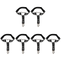 Miniatyrbillede 2 af 3: 6 stk Justerbare Sexy Elastiske Benseler Strømpebånd Punk Gothic Lårring Strømpebånd Med Metal 6 pcs