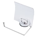 Miniatyrbillede 1 af 2: Vægmonteret Papirhåndklædeholder Halv Åben Badeværelse Toiletpapirholder Badeværelsespapir Stativ Sugeskål Toil transparent 15x14cm