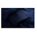 Miniatyrbillede 4 af 4: Børne Bomuldsforet Skrå Lynlås Tykk Fleece Hættetrøje Bomuldsforet Jakke 110cmnavy navy 110cm