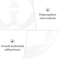 Miniatyrbillede 4 af 4: 50 stk Kreative Usynlige BH-spænder Kvinders Underundertøj Rem Anti-slip Spænder Transparent 50stk 4,3X3,5 Transparent 50pcs 4.3X3.5CM