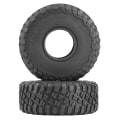Miniatyrbillede 2 af 5: 4 stk. 120mm 1.9 Gummi Dæk Hjul Kompatibel Med 1/10 RC Crawler Bil Axial Scx10 90046 Axi03007 Traxxas