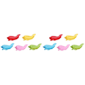 Miniatyrbillede 1 af 2: 150 stk. Delfin Silikon Skrivetræningsenheder Universal Skrivegreb Holdningskorrektionshjælpemidler Fo 100 pcs