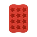 Miniatyrbillede 1 af 3: DIY 12 Hul Ice Cube Bakke Stjerneformet Isfremstillingsform Chokoladeform Køkkenudstyr (rød)R Red