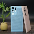 Miniatyrbillede 4 af 5: RY/Til Samsung Galaxy S25 Ultra S24 Plus S23 S22 S21 Note 20 Ultra Note 10 Plus Kølende Telefon Cover A24 A34 A54 A23 A33 A53 A73 Black For Samsung S23