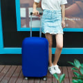 Miniatyrbild 3 av 3: Elastiskt Resväska Skydd, Resväska Trolley Case Skyddande Väska Dammtät Skyddare För 18-20 Tum Blue S