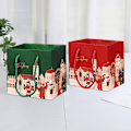 Miniatyrbilde 5 av 5: 2-pakks Store Julegaveposer, Julegaveposer med Håndtak, for Julegodteriposer, Gaveinnpakning, Julefestutstyr
