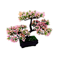 Pikkukuva 1 / 2: Keinotekoinen Bonsai-mänty, Mini-simulaatiopuu, Koti-sisustus (vaaleanpunainen) Pink