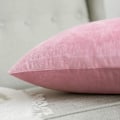 Miniatyrbild 3 av 5: Set med 2 Sammetskuddfodral Dekorativa Soffa Kuddfodral Super Mjukt Mjukt Bekvämt Dekoration Hem Vardagsrum Sovrum För Soffa 65x65cm Ljus B