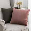 Miniatyrbild 5 av 5: Set med 2 Dekorativa Sammetskuddfodral Soffa Kuddfodral Super Mjukt Mjuk Dekoration Hem Vardagsrum Sovrum För Soffa 2 Stycken 30x30cm Amber Gul