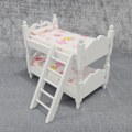 Miniatyrbild 1 av 5: Leksak Dollhouse Miniatyrhusmöbler för dockhus, Säng Miniatyr Dockhus Sängmöbler Leksakssäng Trädockhus Dock