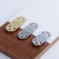 Miniatyrbillede 4 af 5: Zinklegering Klaphængsel Foldebord Symaskine Bordplade Hængsel Massiv Messing Butler Bakke Hængsel (2 stk., Guld)