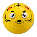 Miniatyrbillede 2 af 3: 1 stk PVC Lille Fodbold Oppustelig Børns Legetøjsbold Til Udendørsaktiviteter (Gul Bund Med