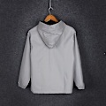Miniatyrbillede 3 af 5: Reflekterende Trenchcoat med Hætte til Mænd og Kvinder - Natklubtøj - Vindjakke 4XL 4XL