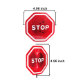 Miniatyrbild 5 av 5: Blinkande Stoppskylt för Garage - Stoppskylt för Garageparkering, Justerbar Höjd Parkeringssupport, LED Garage Bilstopp, 1-pack