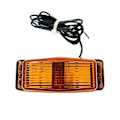 Miniatyrbillede 3 af 5: 2 stk. LED markeringslys foran, dobbelt brænderindikatorlampe til MAN lastbil, lastbil, frontgrillys B BlackYellow