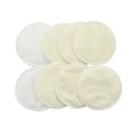 Miniatyrbillede 1 af 5: 10 stk. Brystpude Vaskbar Mor Åndbar Bambusfiber Brystpude Lækagesikker Genanvendelig Brystpude (beige)Beige1 Beige 10Pcs