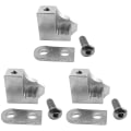 Miniatyrbild 1 av 3: 3 Set Insugningsgrenrörsreparationsskena Aluminiumlegering Grenrörslucka Reparationskit 3 Set 4X3cm 3 Sets 4X3cm
