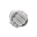 Miniatyrbillede 1 af 4: Blød Knude Pude, Håndlavet Strikket Kuglepude, Dekorativ Pude Til Soveværelse Sofa (20cm) Grå Grey