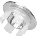 Miniatyrbild 3 av 4: Diskho Överflödesskydd Kök Badrum Diskho Överflödesring Handfat Trim Silver Sliver