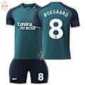 Miniatyrbillede 1 af 5: 23-24 Arsenal udebanetrøje fodboldsæt 7 Saka 8 Odegaard 9 Jesus 11 Martinelli trøje Uden sokker størrelse 8 Uden sokker størrelse 8 XS_RY