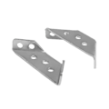 Miniatyrbillede 3 af 5: Multifunktionel 304 Rustfrit Stål Vinkelbeslag Kraftigt Trekantbeslag Hylde Rack Skabsbeslag / 2 stk. Med Skruer Jiujiuso