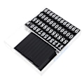 Miniatyrbilde 1 av 2: 1 Sett Prisvisning Kube Nummer Pris Kube Prislapp Prisvisning Stativ Svart 6X2.2CM Black 6X2.2CM