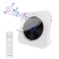 Pikkukuva 1 / 5: Kannettava CD-soitin Bluetoothilla, pöytä-CD-soittimet kahdella HiFi-kaiuttimella kotimusiikkia varten CD-soittimella LCD-näytöllä/FM-radiolla/Du