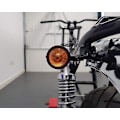 Miniatyrbild 4 av 5: Motorcykel Retro Modifierad Metall Blinkers, Motorcykel Blinkerslampa, 12v Modifierad Universal Blinkersen Är 2 Ledningar, En Positiv A
