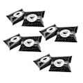 Miniatyrbillede 2 af 3: 10 stk Sorte Gaveæsker Gaveæsker Slikæsker Gaveindpakningsæske Graduation Party SuppliesBlack10pcs Black 10pcs